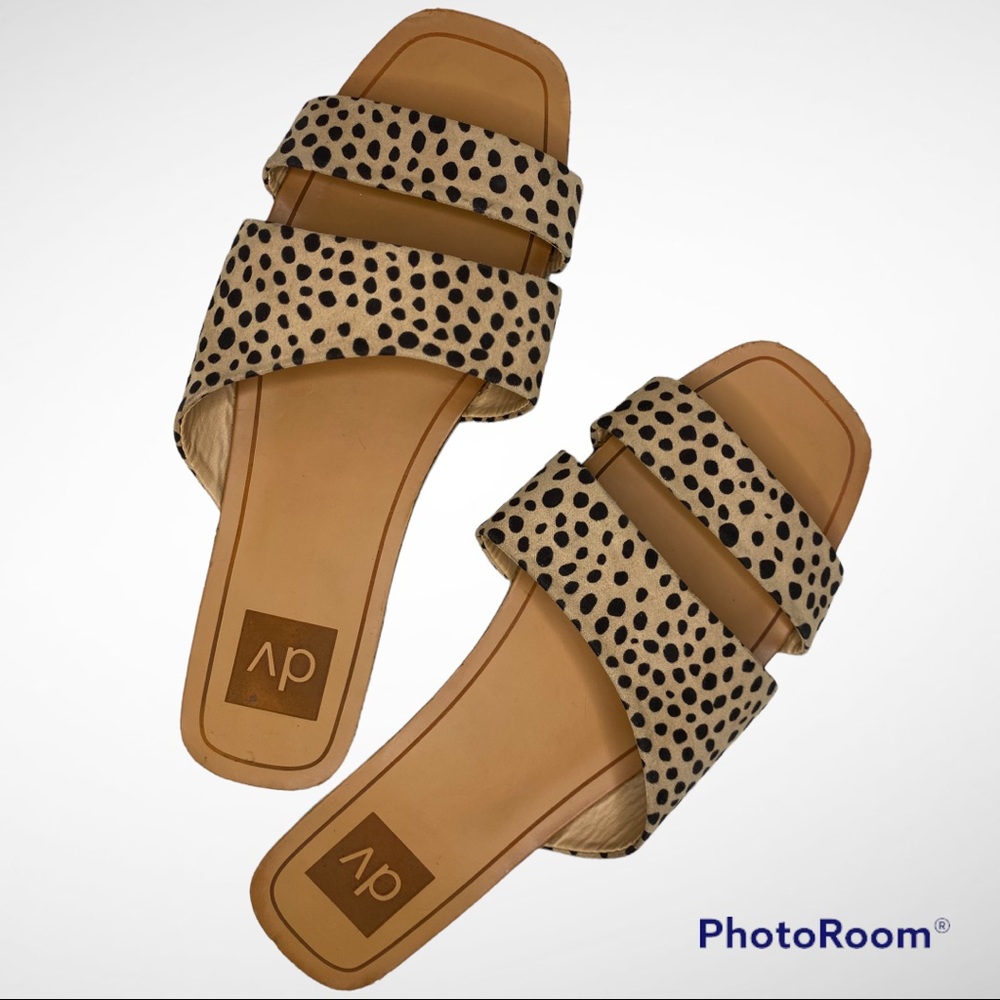 DV by Dolce Vita for Target spotted slide sandals Sz 9